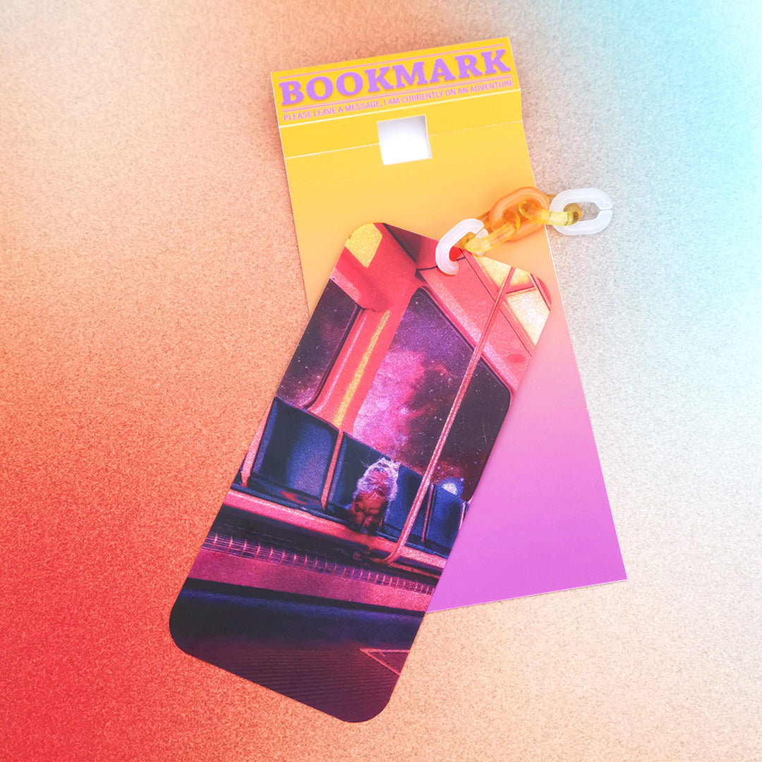 Glitter Bookmark - Train ride to No Where