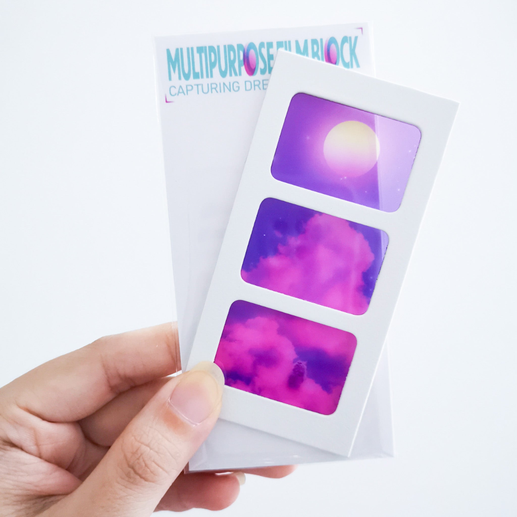 Film Bookmark - Fluffy cat, Fluffy clouds