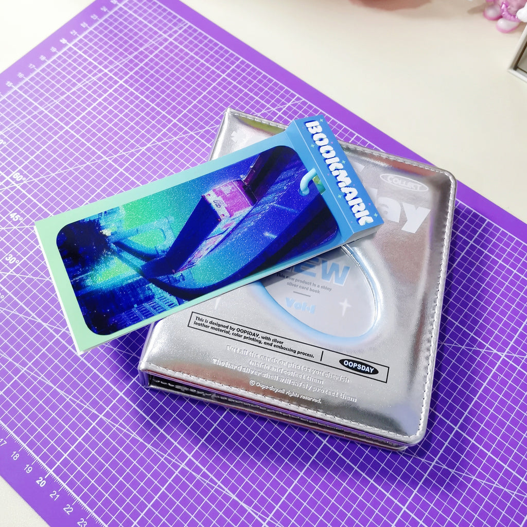 Glitter Bookmark - Trainception : Dreaming on the Rails